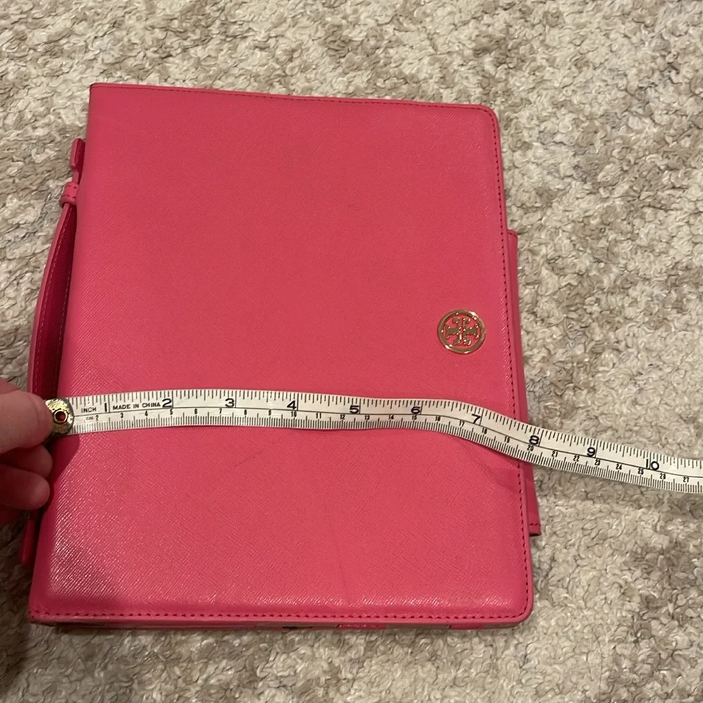 TORY BURCH Pink Leather iPad Case